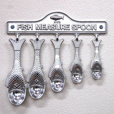 【FISH MEASURE SPOON 】メジャー・フィッシュスプーン・メジャースプーン計量スプーン...:auc-sugar:10000140