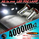L-LEGEND LL01 8000LM (4000LMx2) LEDフォグランプ ハイビーム【H8 H11 H16 HB3】ホワイト【コンビニ受取対応商品】