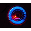 汎用 LED 電気式 ミニ タコメーター2 ナイトランに!! 4ストミニ 単気筒 モンキー カブ SR