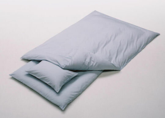 アレルバスター高機能カバー掛け敷き枕カバー3点セット（ジュニアサイズ、ブルー）