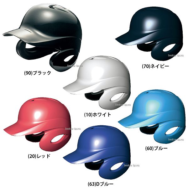 SSK エスエスケイ ソフトボール 打者用 ヘルメット 両耳付き H6500 部活 野球部 野球用品 スワロースポーツの画像