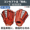 【あす楽対応】 ハタケヤマ HATAKEYAMA 硬式グラブ 外野手用 (SF-1加工済) V-81WRSF1 グローブ 硬式用 野球用品 スワロースポーツ