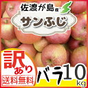 【送料無料】【訳あり】【予約】佐渡産りんご『サンふじ』 10...
