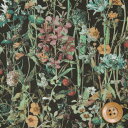 リバティプリント タナローン(Wild Flowers ワイルド・フラワーズ)ブラック 【3634251】