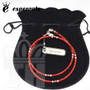 エスペラント esperanto メンズ レディース ユニセックス アクセサリー 天然石 ビーズ ネックレス「RED CORAL NECKLACE レッドコーラル (赤珊瑚) ビーズネックレス」EM-605N 【RCP】