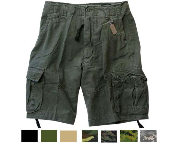 ROTHCO（ロスコ）ビンテージ6ポケットカーゴショーツ/VINTAGE INFANTRY UTILITY SHORTS：2544他（7色）