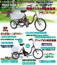 【送料無料】フランスベッドFranceBed 電動アシスト三輪自転車ASU-3W01リハテック健康サポートサイクルRehatechフランスベットASU3W01 電動補助3輪車ペタルも軽い電動アシスト付き3輪車サイクリング電動自転車電動アシスト自転車ワゴン電動3輪自転車【即納可能】