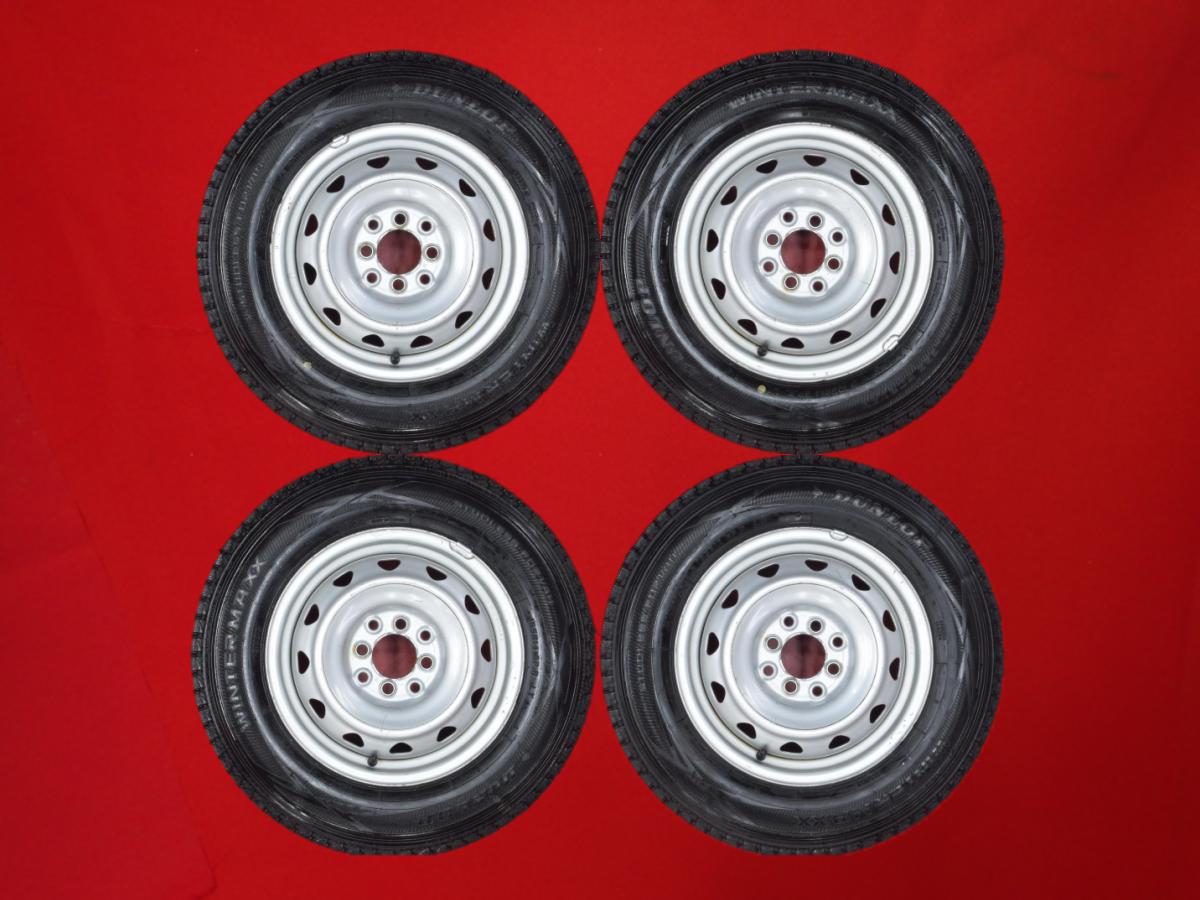 ダンロップ ウィンター MAXX SV-01 DUNLOP WINTER MAXX SV01 165R14 6PR マルチスチール 〈キャップ無〉 5Jx14 +39 4/100 114.3 シルバー(銀色)系 ボンゴ バン AD エキスパート