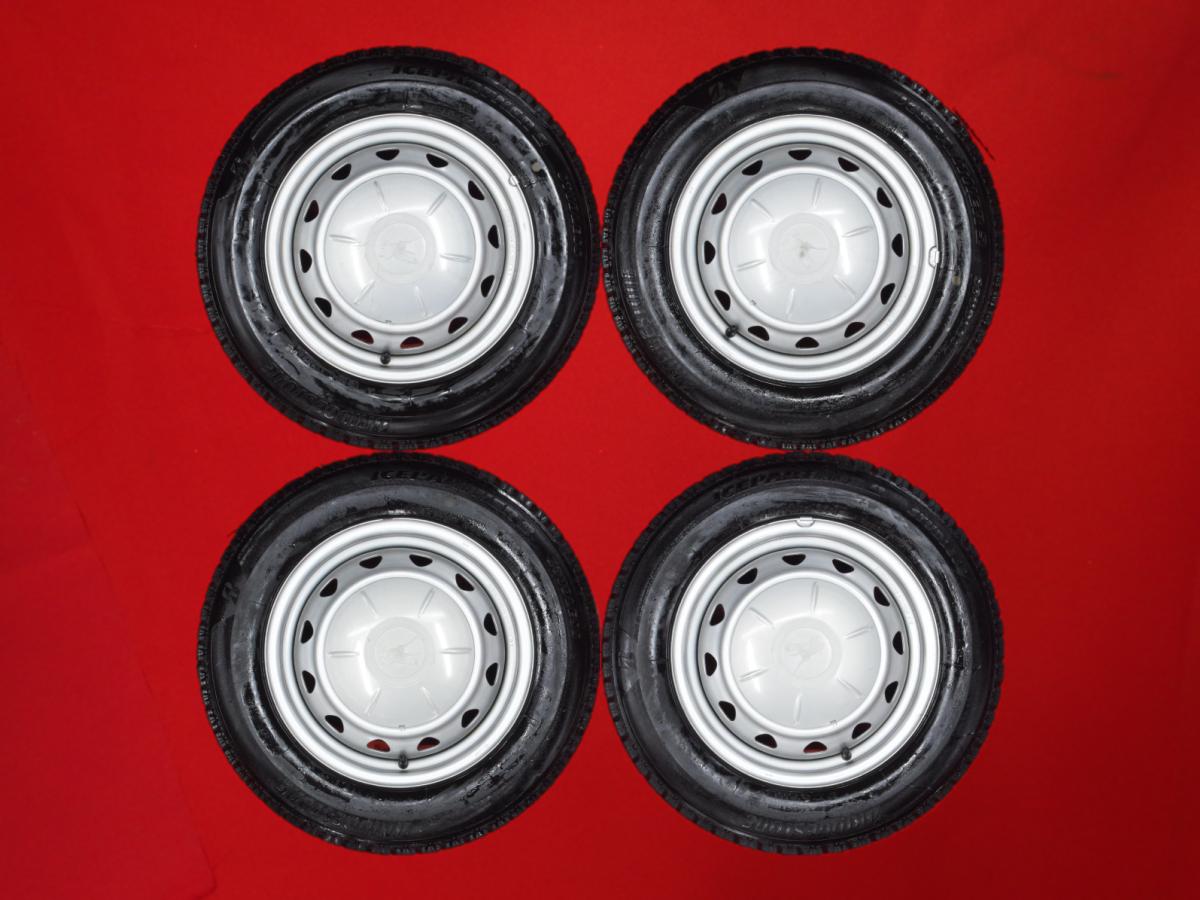 ブリヂストン アイスパートナー2 BRIDGESTONE ICEPARTNER2 175/70R14 84Q マルチスチール 〈センターハブキャップ付〉 5.5Jx14 +40 4/100 114.3 シルバー(銀色)系 カローラ フィールダー ヴィッツ カリーナ アクア カローラ ランクス ポルテ カローラ ウイングロード キュ