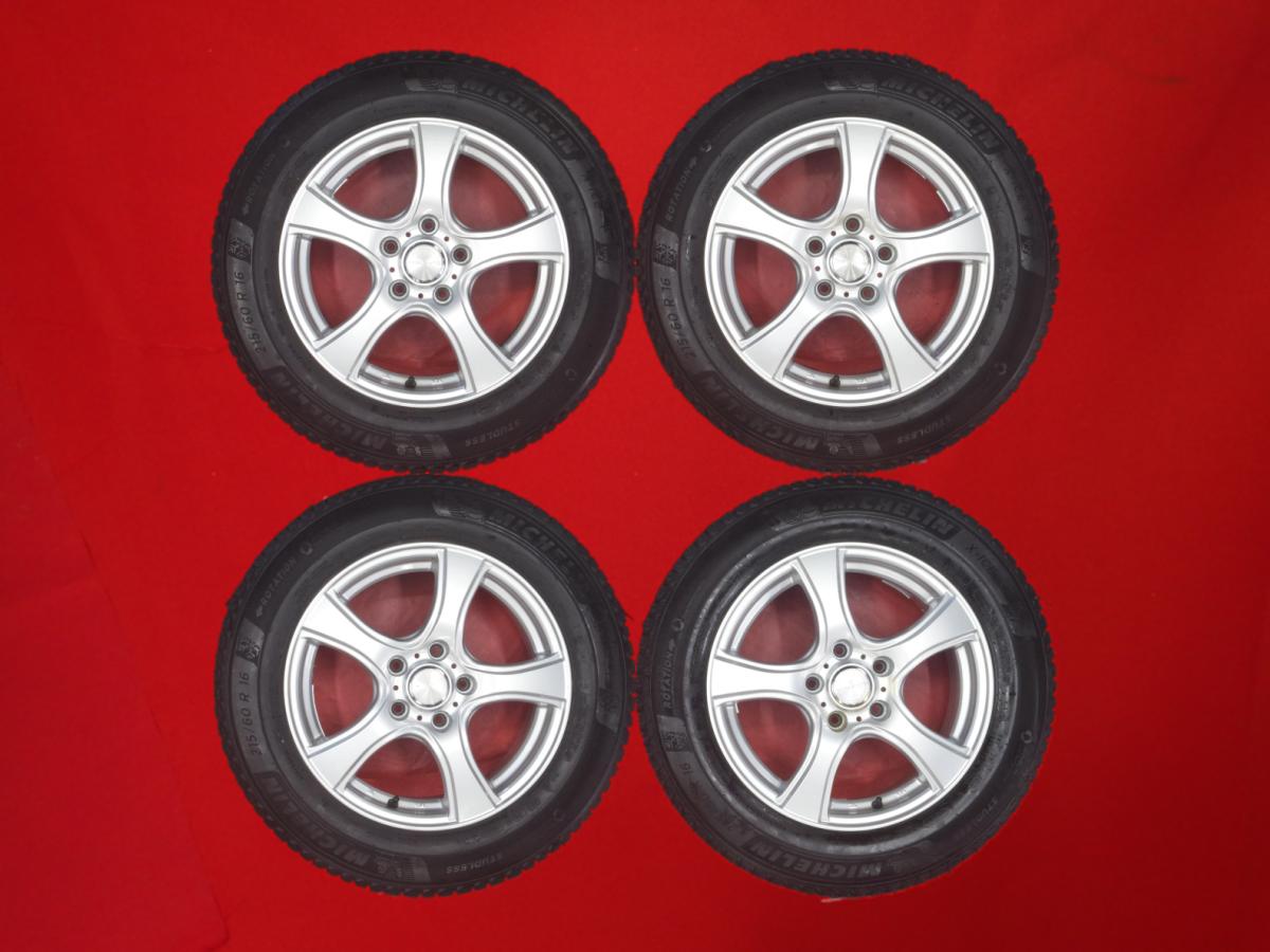 ミシュラン X-ICE3 プラス MICHELIN X-ICE3+ 215/60R16 99H 5スポークタイプ 1P 6.5Jx16 +48 5/114.3 シルバー(銀色)系 ティアナ MPV エスティマ ハイブリッド クラウン アスリート グランディス バサラ ウィンダム エスティマ CX-3 ヴェゼル アルティス RVR カムリ ディア