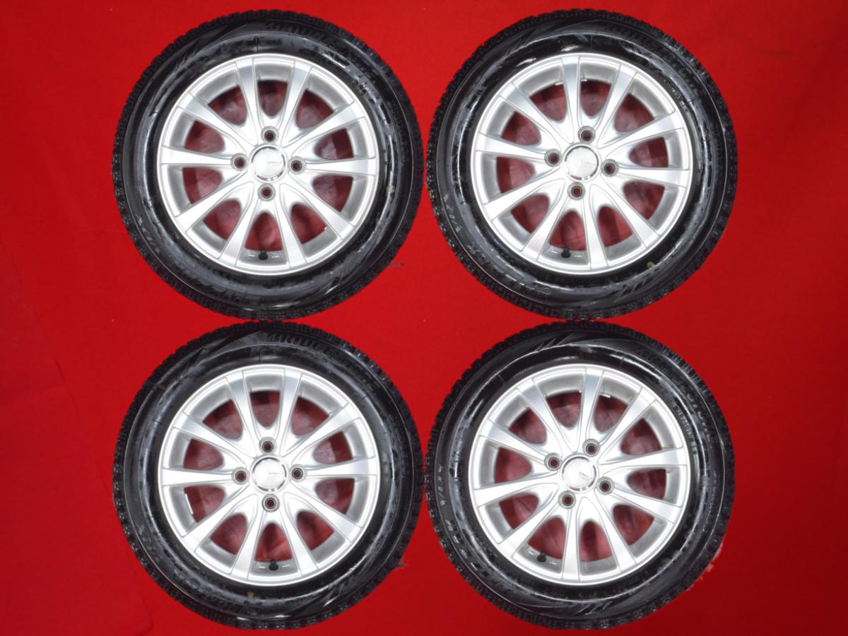 ブリヂストン ブリザック VRX BRIDGESTONE BLIZZAK VRX 155/65R14 75Q 5Wスポークタイプ 1P 4.5Jx14 +45 4/100 シルバー(銀色)系 エヌボックス ステラ カスタム NV100 クリッパー AZ-ワゴン カスタムスタイル R2 AZ-ワゴン スペーシア タント プレオ カスタム サクラ eKスペ