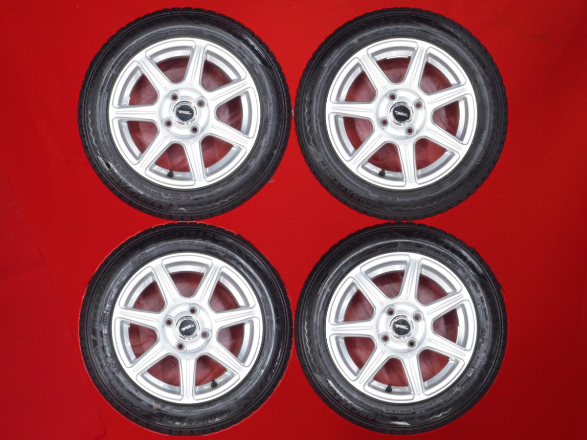 グッドイヤー アイスナビ 8 GOODYEAR ICENAVI 8 165/65R14 79Q 7スポークタイプ 1P 5.5Jx14 +39 4/100 シルバー(銀色)系 タンク パルサー パッソ YRV ルーミー シャレード ラングレー デュエット インサイト ソシアル 4WD ローレル スピリット トール ブーン ストーリア シ