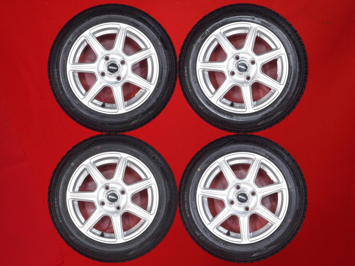 ダンロップ ウィンターマックス 02 WM02 DUNLOP WINTER MAXX 02 WM02 165/65R14 79Q 7スポークタイプ 1P 5.5Jx14 +39 4/100 シルバー(銀色)系 ソシアル ジャスティ デリカ D:2 サニー ソリオ シャレード4WD ブーン ストーリア トール ローレル スピリット ラングレー デュエ