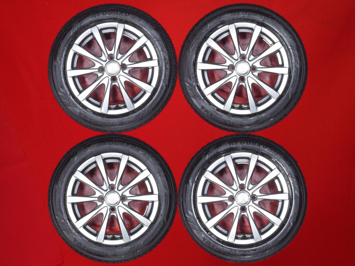 ヨコハマ アイスガード 6 iG60 YOKOHAMA iceGUARD 6 iG60 175/65R15 84Q 10スポークタイプ 1P 5.5Jx15 +42 4/100 ガンメタ系 カローラ アクア カローラ フィールダー ヴィッツ カローラ アクシオ iQ