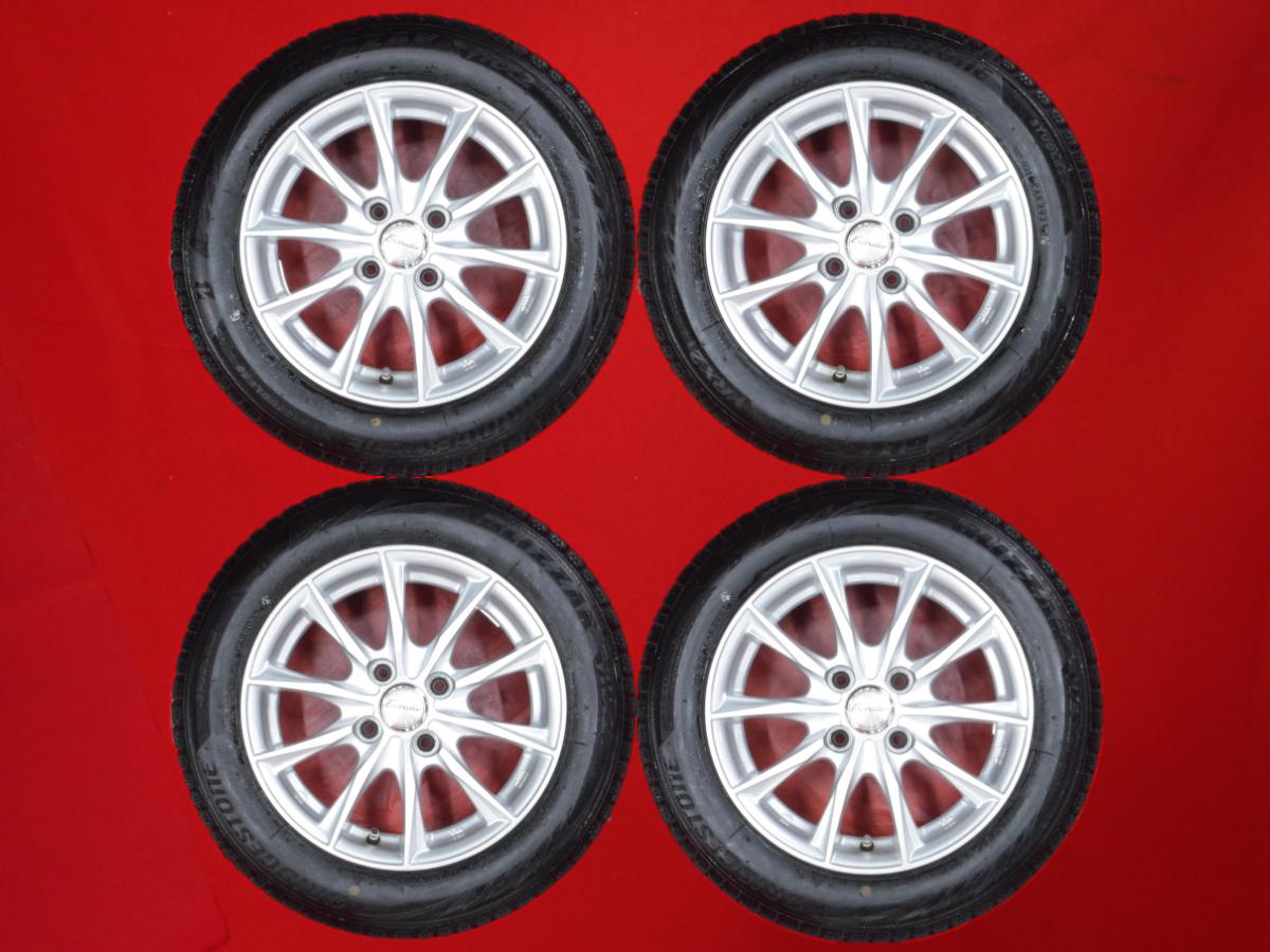 ブリヂストン ブリザック VRX2 BRIDGESTONE BLIZZAK VRX2 165/65R14 79Q 10スポークタイプ 1P 5.5Jx14 +38 4/100 シルバー(銀色)系 タンク パッソ ルーミー シャレード トール ブーン ジャスティ