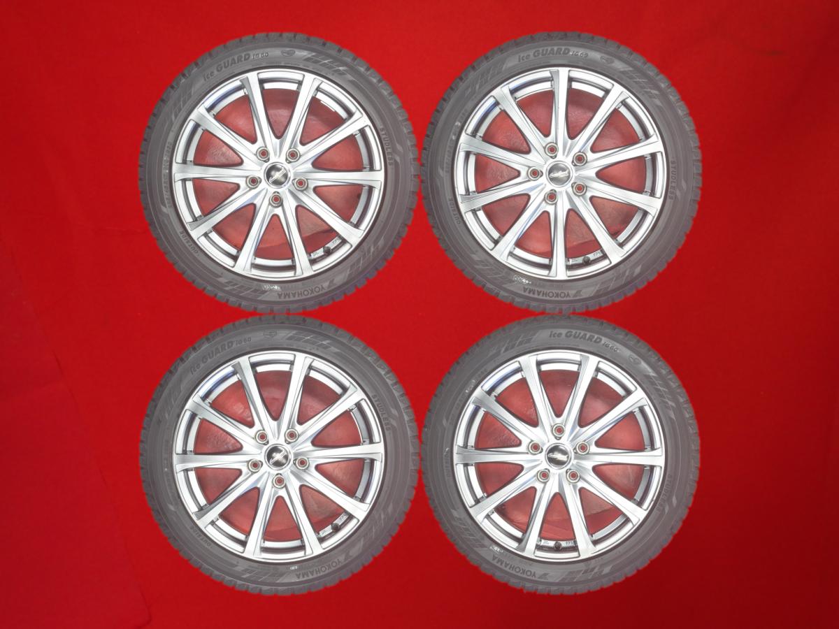 ヨコハマ アイスガード 6 iG60 YOKOHAMA iceGUARD 6 iG60 225/45R17 91Q 10スポークタイプ 1P 7Jx17 +38 5/114.3 ガンメタ系 ヴォクシー プリウスα クラウン アスリート ウィンダム ノア クラウン エステート クラウン セダン シルビア スカイライン クラウン ロイヤル IS2