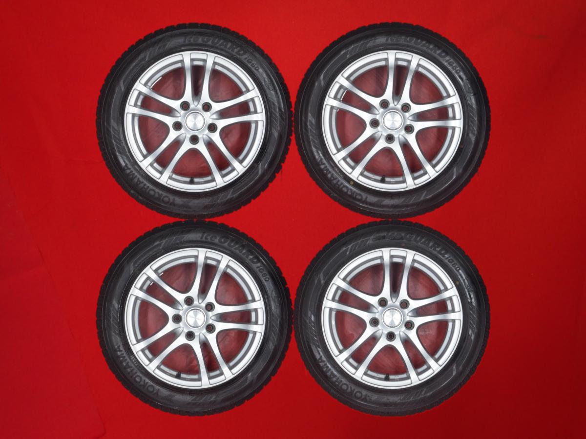 ヨコハマ アイスガード 6 iG60 YOKOHAMA iceGUARD 6 iG60 205/55R16 91Q 5Wスポークタイプ 1P 6.5Jx16 +40 5/114.3 シルバー(銀色)系 アルティス クラウン エステート シルビア リーフ SX4 セダン アコード ワゴン ランサー エボリューション VI RX-7 アクセラ スポーツ セ