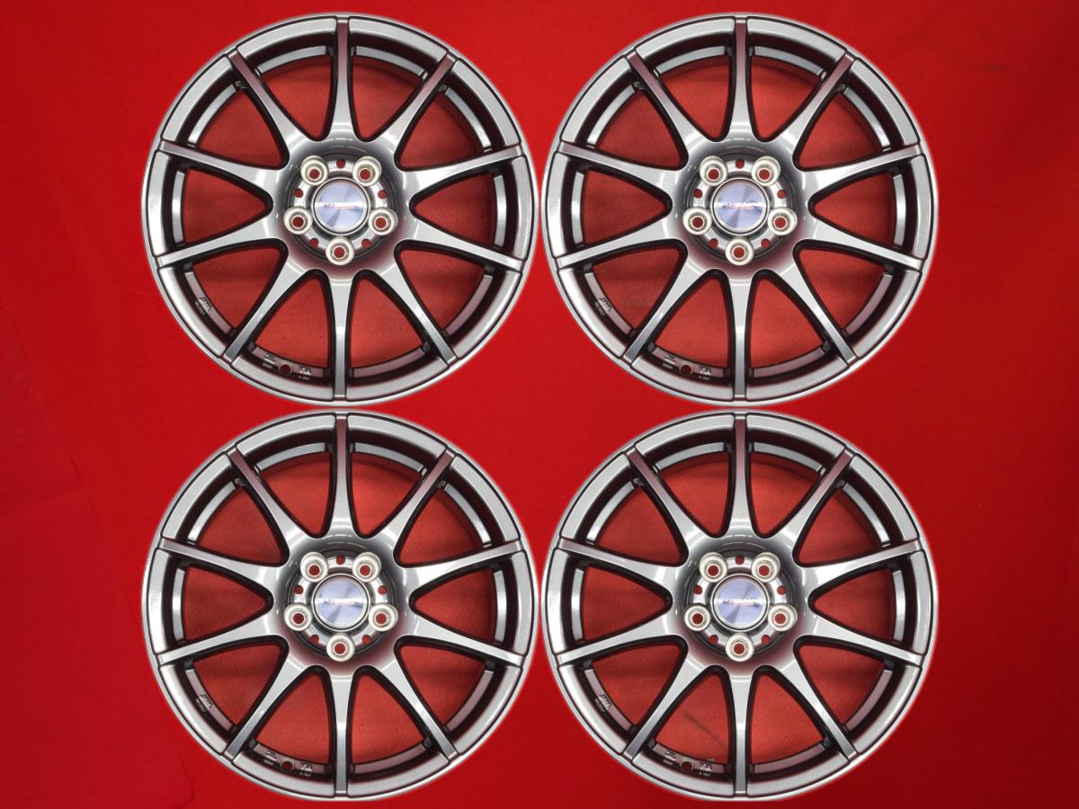 ヴェルヴァ VELVA CHAGE ( チャージ ) 6Jx16 +40 5/100 ガンメタ系 カローラ アリオン インプレッサ アネシス カローラ ツーリング インプレッサ スポーツ ライズ ハイブリッド シエンタ プレミオ ロッキー