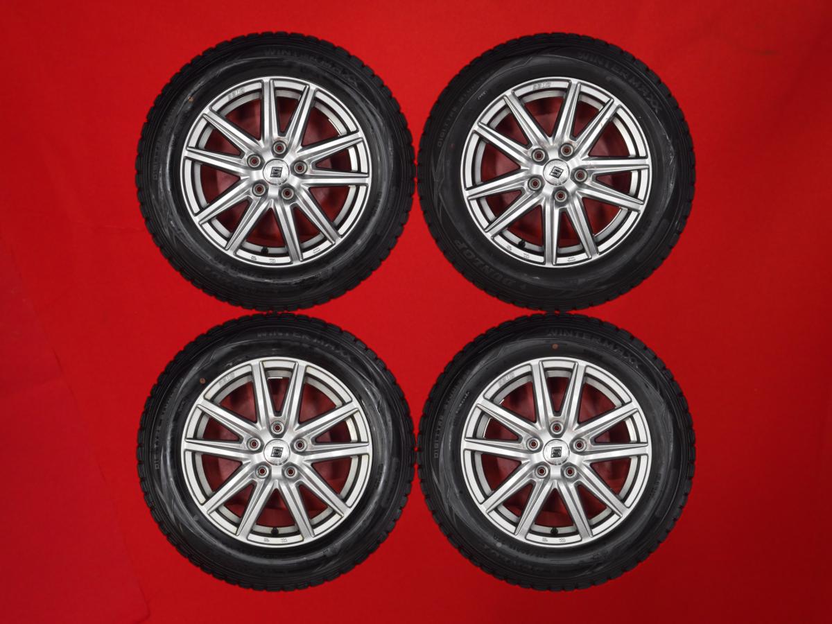 ダンロップ ウィンターマックス 01 WM01 DUNLOP WINTER MAXX 01 WM01 215/60R16 95Q 5Wスポークタイプ 1P 6.5Jx16 +48 5/114.3 ガンメタ系 ヴェゼル CX-3 アルティス カムリ MPV エスティマ ES330 オデッセイ