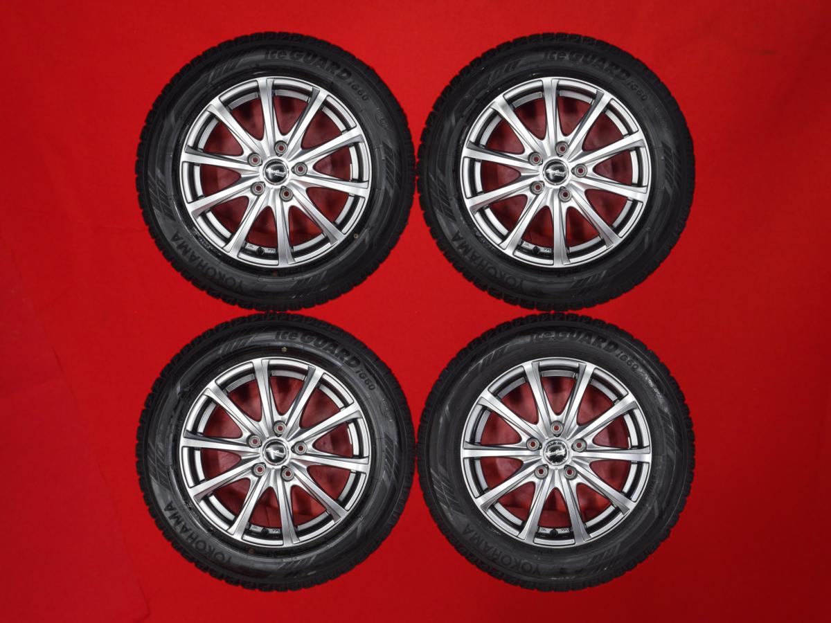 ヨコハマ アイスガード 6 iG60 YOKOHAMA iceGUARD 6 iG60 215/60R16 95Q 10スポークタイプ 1P 6.5Jx16 +48 5/114.3 ガンメタ系 MPV エスティマ ヴェゼル CX-3 アルティス カムリ ES330 オデッセイ