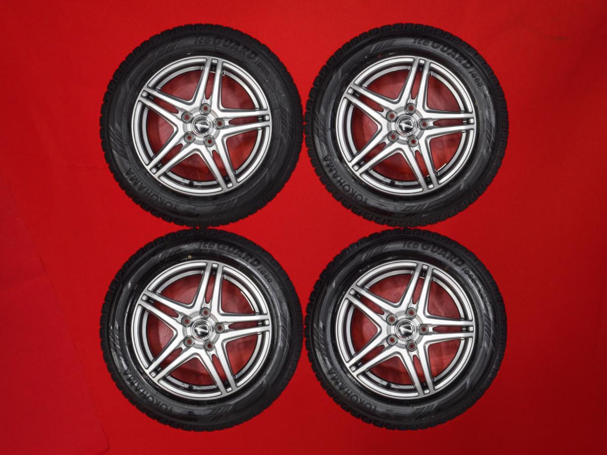 ヨコハマ アイスガード 6 iG60 YOKOHAMA iceGUARD 6 iG60 215/60R16 95Q 5Wスポークタイプ 1P 6.5Jx16 +48 5/114.3 ガンメタ系 ヴェゼル アルティス カムリ MPV エスティマ オデッセイ ES330 クエスト CX-3