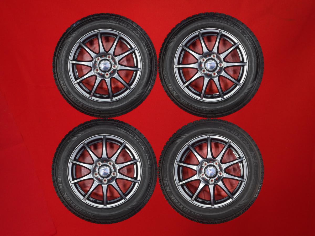 オートバックス ノーストレック N3i AUTOBACS NORTHTRECK N3i 205/60R16 92Q 10スポークタイプ 1P 6.5Jx16 +40 5/114.3 ガンメタ系 メビウス マツダ3 ギャラン フォルティス プリメーラワゴン ギャラン フォルティス スポーツバック マツダ3 ハッチバック プリウス プリウス