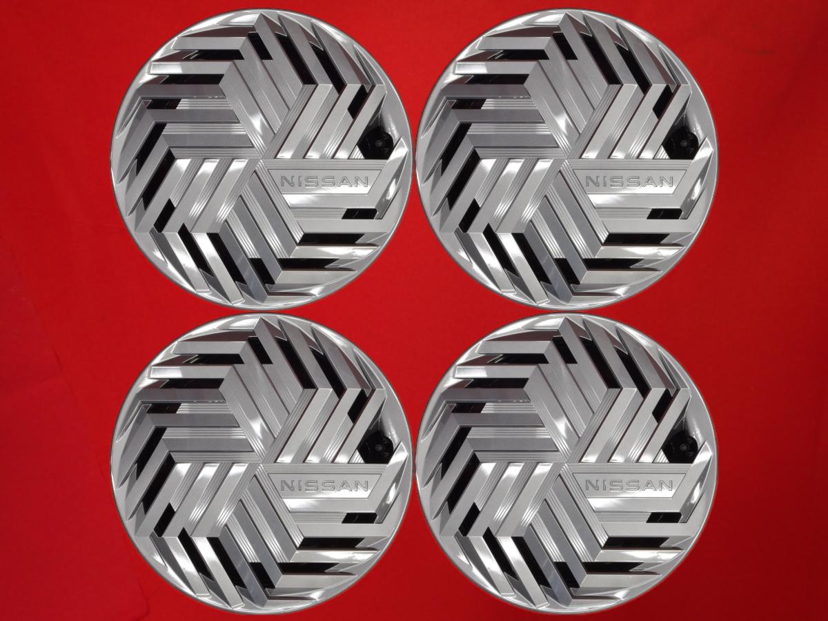 ノート (E13)純正スチールホイール(フルキャップ付)16inch 5.5Jx16 +50 4/100 ブラック(黒色)系 ノート