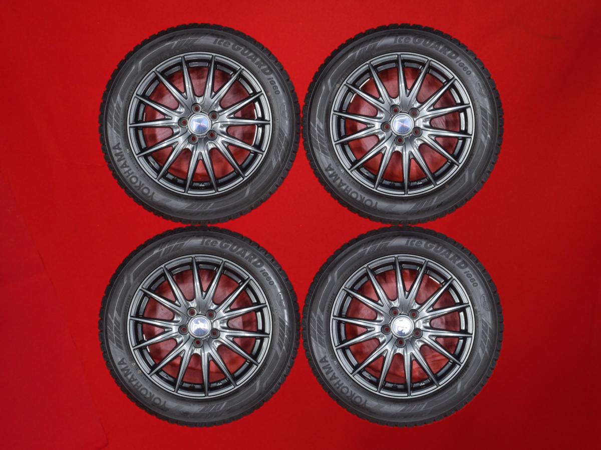 ヨコハマ アイスガード 6 iG60 YOKOHAMA iceGUARD 6 iG60 205/55R16 91Q 7Wスポークタイプ 1P 6.5Jx16 +47 5/100 ガンメタ系 インプレッサ スポーツ インプレッサ CT200h カローラ ツーリング BRZ レガシィ レガシィ ツーリング ワゴン インプレッサ G4 レガシィ B4 86 カロ