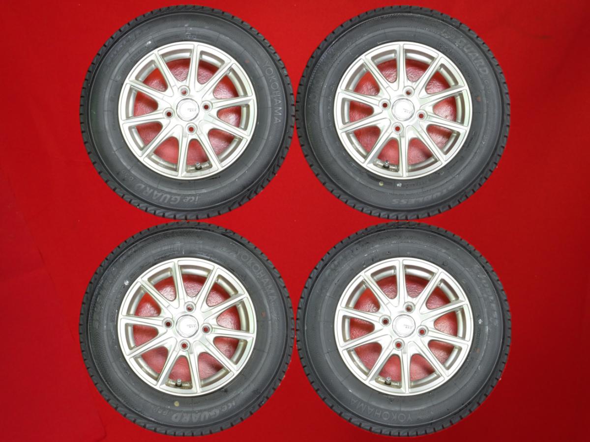 ヨコハマ アイスガード IG30 YOKOHAMA iceGUARD TRIPLE PLUS IG30 155/80R13 79Q 10スポークタイプ 1P 5Jx13 +35 4/100 シルバー(銀色)系 ファミリア パッソ カローラ レビン ジェミニ マーチ ヴィッツ カローラ ブーン ミラージュ シビック サニー ファミリア ワゴン CR-X