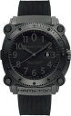 送料無料 HAMILTON ハミルトン 腕時計 カーキBeLOWゼロ 1000m防水 オートマチック ブラック Ref.H78585333 正規品 メンズ 防水 機械式自動巻 ブラック ラバーストラップ ブレスレット付き ダイバーズ ギフト 誕生日 プレゼント氏 彼