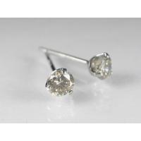 プラチナダイヤスタッドピアス　0.20CT　3本爪　VPFK3C20