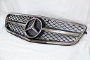 メルセデスベンツ Cクラス W204後期用 C63スタイル フロントグリル 黒 (ブラック) C180 C200 C230 C250 C300