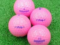 【ABランク】【ロゴあり】BRIDGESTONE GOLF LADY 2015年モデル ピンク 1個 【あす楽】【ロストボール】【中古】の画像