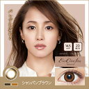 【メール便送料無料】エバーカラーワンデーナチュラル シャンパンブラウン 20枚入 沢尻エリカ カラコン