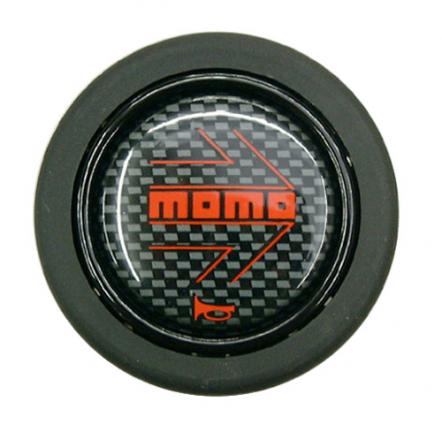 MOMO ホーンボタン HB-07 CARBON RED（カーボン レッド）