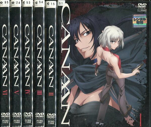 CANAAN　カナン【全6巻セット】【中古】全巻【アニメ】中古DVD