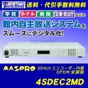 ¡Ú¿·Éʡۥޥ¹¥×¥íÅŹ© OFDMÊÑÄ´´ï 4SDEC2MD (SD4ch¥¨¥ó¥³¡¼¥À¡¼Æâ¢¡¦SD4ÈÖÁÈÁ÷½Ð) ´ÛÆâOFDM¼«¼çÊüÁ÷¥·¥¹¥Æ¥à¡Úsmtb-kd¡Û