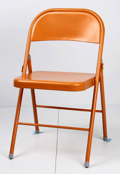 ■送料無料SALE■カラフルなスチールチェアー4脚組（同色）セット　折りたたみ椅子　/　PC338　