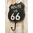 大幅値下げ シングルフック 壁掛けフック ウォールフック ROUTE66 レトロ雑貨 アンティーク雑貨 シャビー