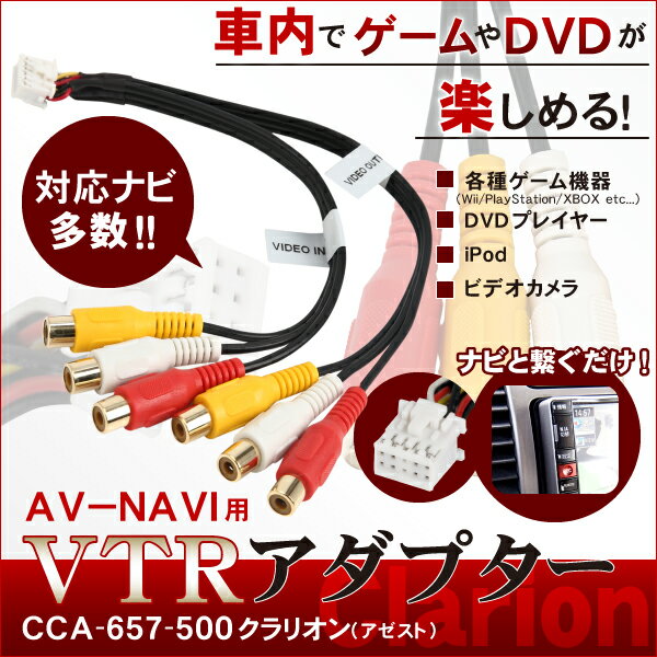 外部入力 VTR ケーブル クラリオン Clarion CCA-657-500