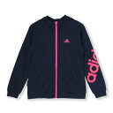 30%OFF●アディダス:KIDS Girls エッセンシャルズ UV ライトジャケットパーカー AP5034 カレッジネイビー
