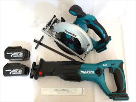 新品!マキタ18V充電式丸ノコ+レシプロソー+純正バッテリーBL18302個セット