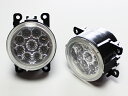 LEDフォグランプ スイフト エブリィ パレット エルグランドE51系 汎用 18連 LEDフォグランプ