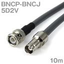 ショッピングテレビ 同軸ケーブル 5D2V BNCP-BNCJ (BNCJ-BNCP) 10m インピーダンス_50Ω 加工製作品 TV