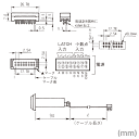 IDEC アイデック/和泉電機 SD24-JE1A1 マザーボード専用接続コネクタ ケーブル長:1000mm, Aタイプ NN