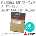 三菱電機 SW1DND-GTWK3-□AZ 表示器画面作成ソフトウェア MELSOFT GT Works3 追加ライセンス品 ライセンス数1 NN