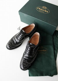 Church’sチャーチBURWOODスタッズウイングチップシューズ37【】【】【】【中古】*高価買取中*150810つ300バーウッドA73754靴革美品24cm