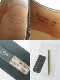 Church’sチャーチBURWOODスタッズウイングチップシューズ37【】【】【】【中古】*高価買取中*150810つ300バーウッドA73754靴革美品24cm
