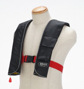 手動膨張式ライフジャケット　LG−3　ブラック信頼・安心　国土交通省承認品