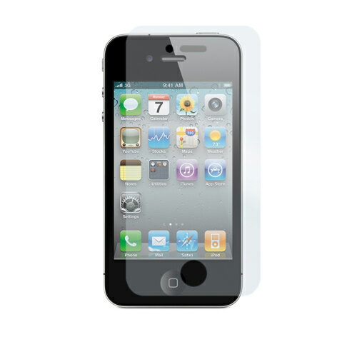 M【送料無料】 iPhone 4用 アンチグレア(反射防止）＆指紋がつきにくい 液晶保護フィルム（2枚入り）☆ULMAX UPHK-02★